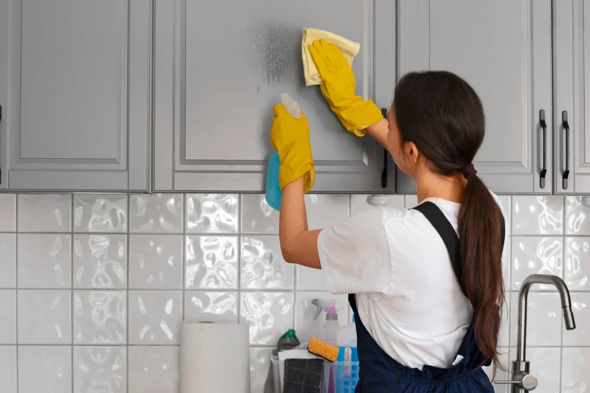 One-off cleaning for a busy local property